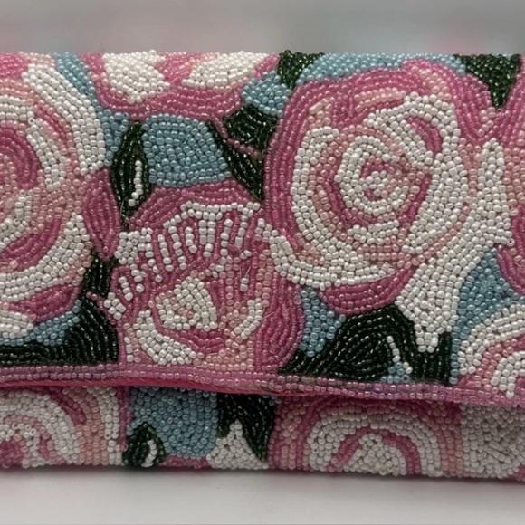 Lilly Pulitzer Shell Shocked Clutch Hotty Pink First Impression 2011 NWT Vtg